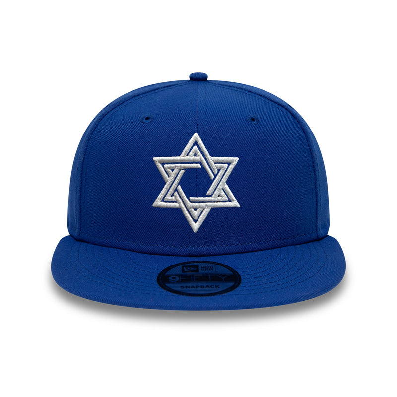 New Era SnapBack Hat with Embroidered Star of David