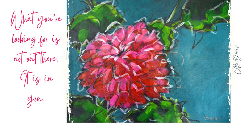 Drinkware -Pink Chrysanthemum