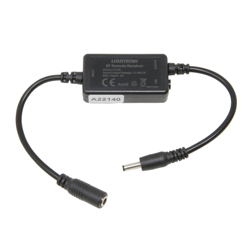 Wireless Dimmer Switch (Dial Remote Control + Receiver) for Modular LED Under Cabinet Lighting