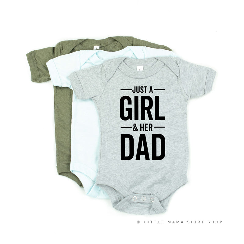 Just A Girl and Her Dad - Child Tee