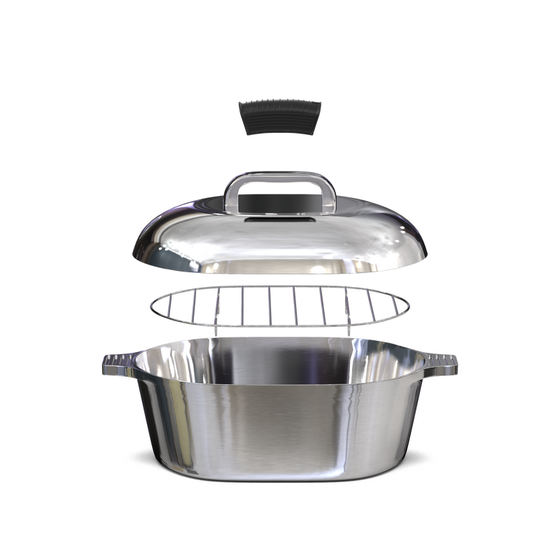 Oval Dutch Oven with Lid - 5 Quart (11 Inch)
