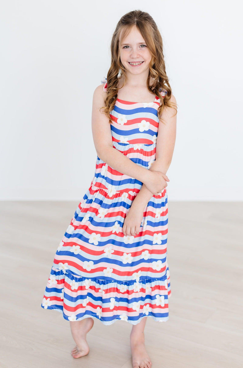 SALE July Vibes Ruffle Maxi Dress