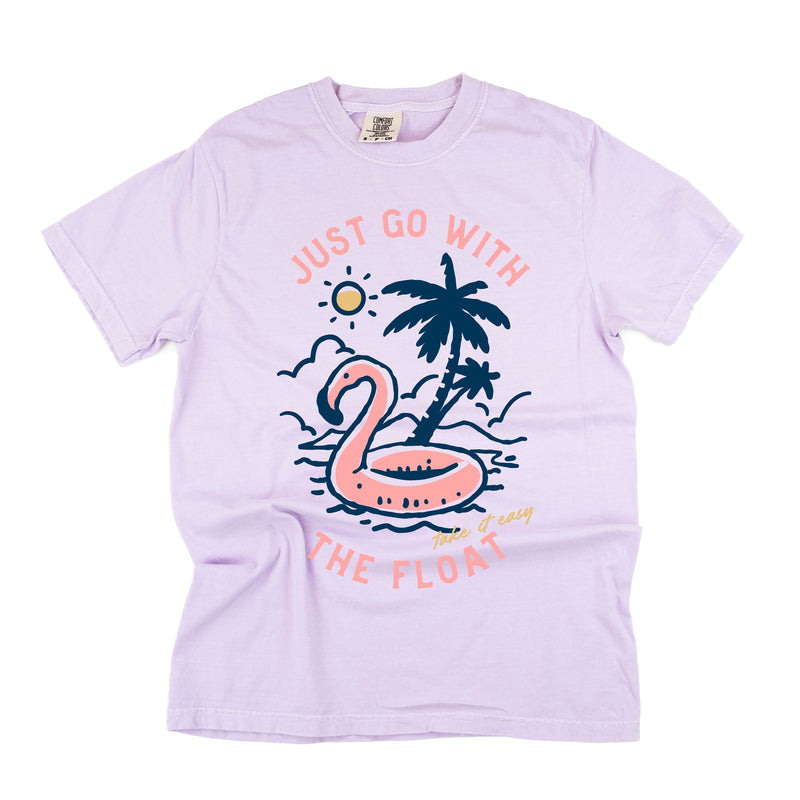 Just Go With The Float - Comfort Colors Tee