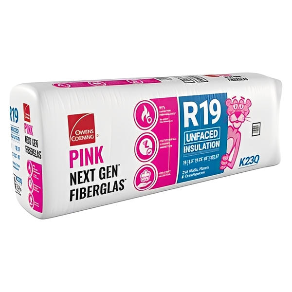 Owens Corning R-19 Un-Faced Fiberglass Insulation Batts (All Sizes)