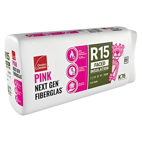 Owens Corning R-15 Kraft Faced Fiberglass Insulation Batts (All Sizes)