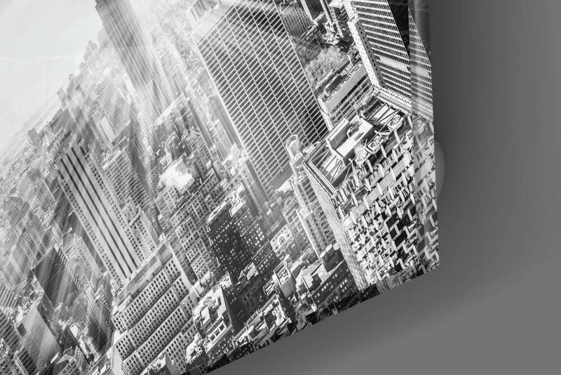 New York Glass Wall Art