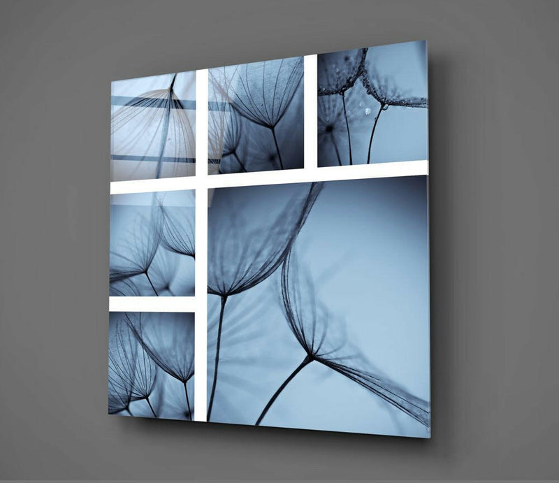 Flower Glass Wall Art