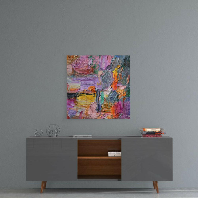 Abstract Art Glass Wall Art