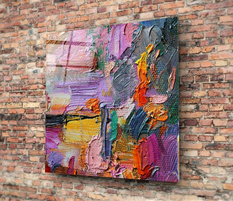 Abstract Art Glass Wall Art