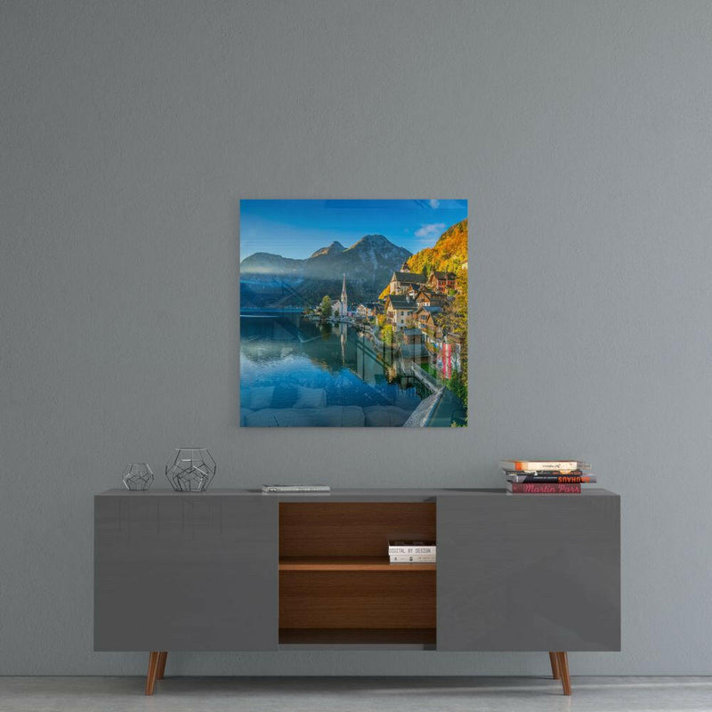 Hallstatt Glass Wall Art
