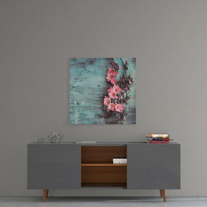 Flower Glass Wall Art