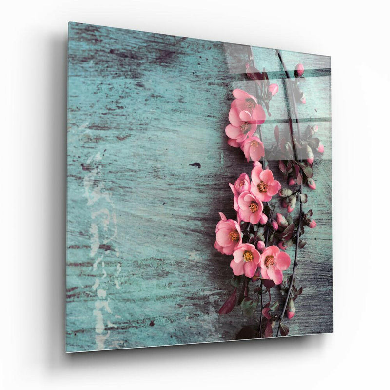 Flower Glass Wall Art