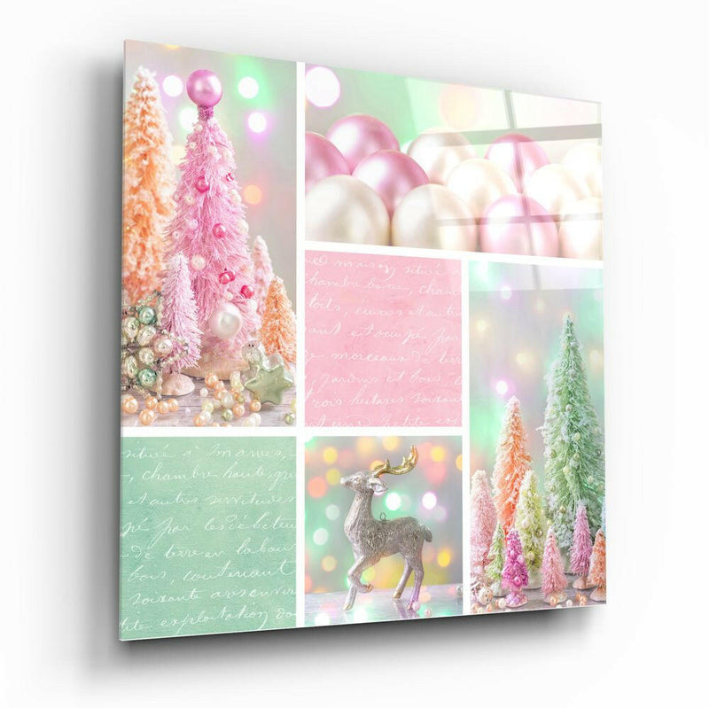 Christmas Glass Wall Art