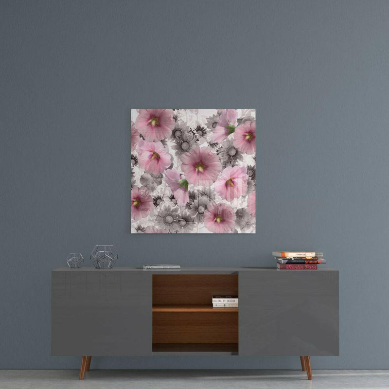 Flower Glass Wall Art
