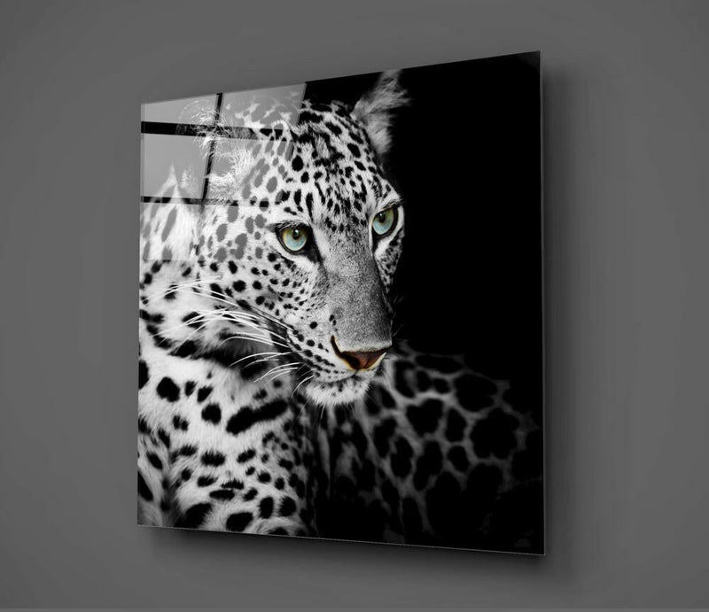 Leopard Glass Wall Art