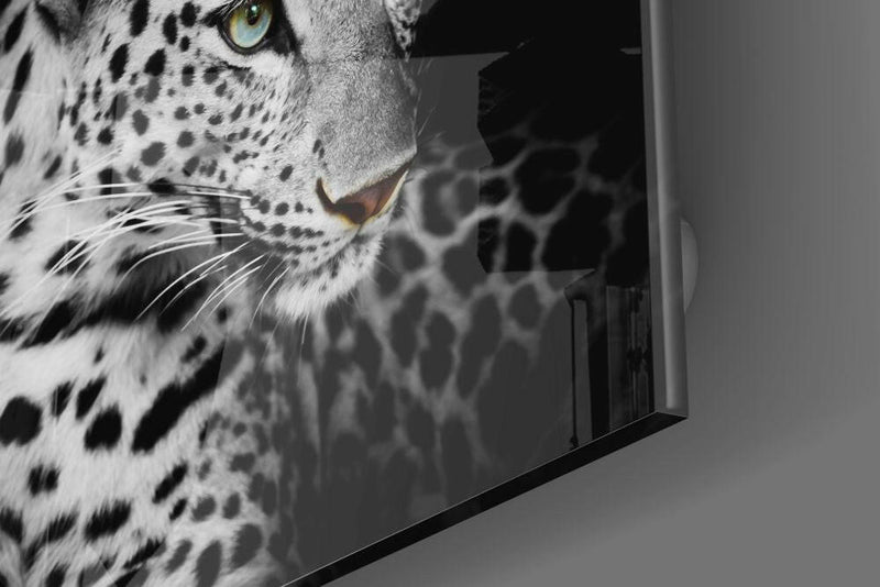 Leopard Glass Wall Art