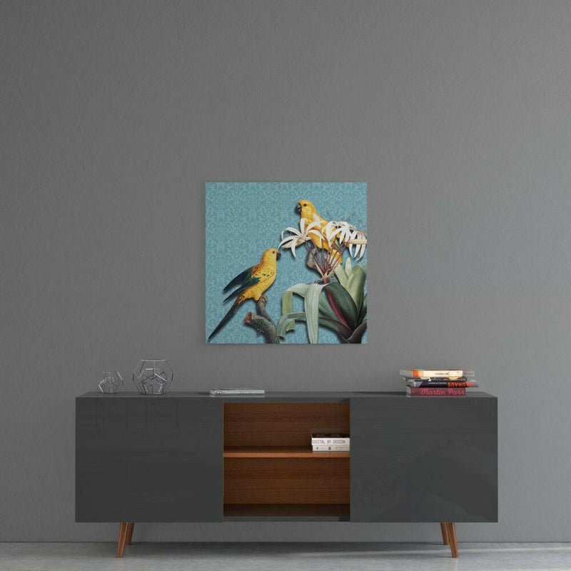 Parrot Glass Wall Art