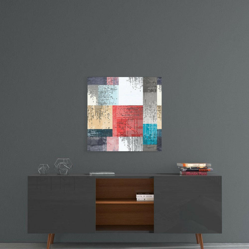 Patchwork Glass Wall Art