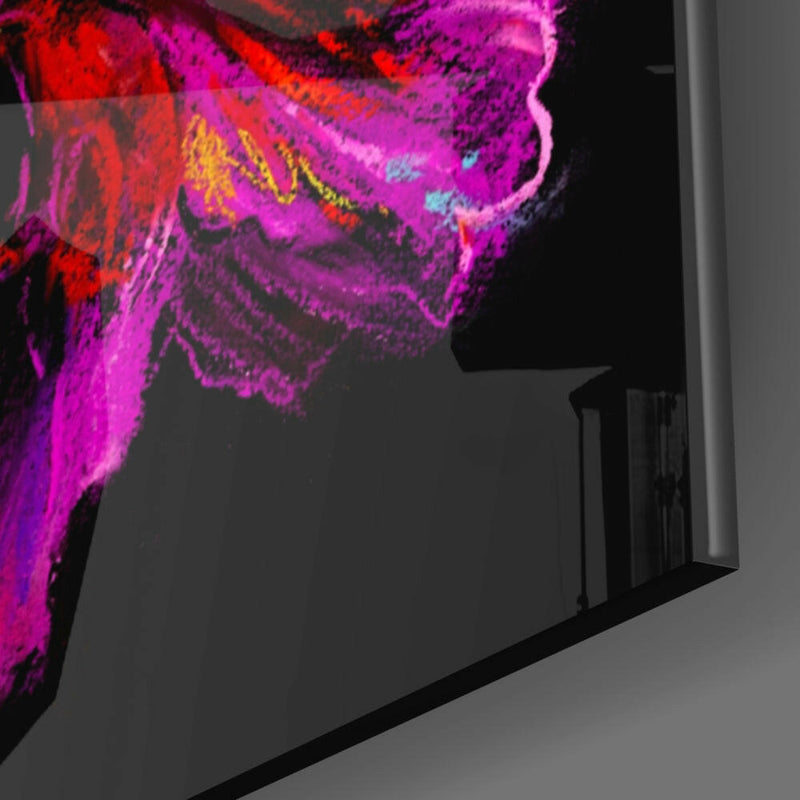 Flower Glass Wall Art