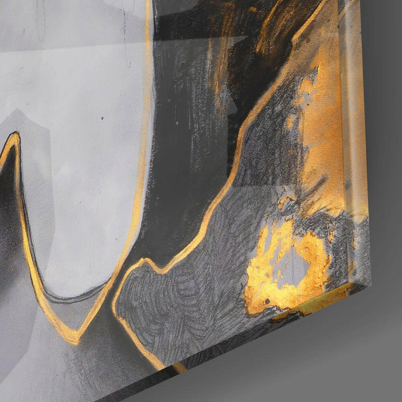 Flower Crown Glass Wall Art