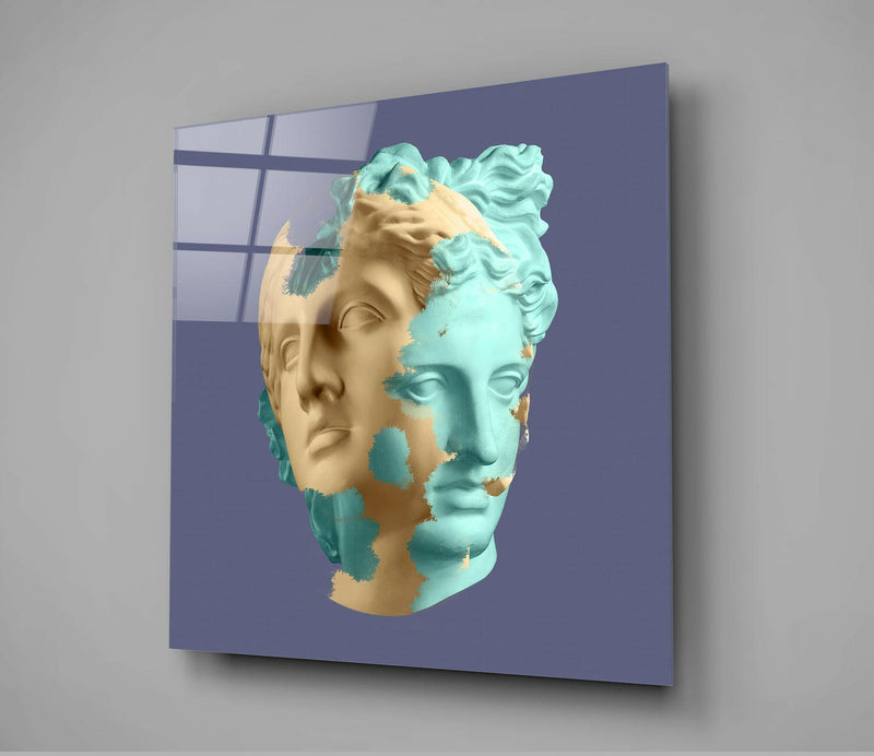 Sculpture Glass Wall Art