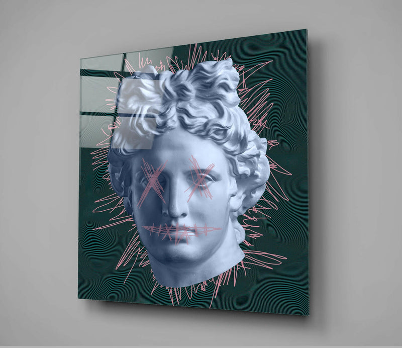 Sculpture Glass Wall Art