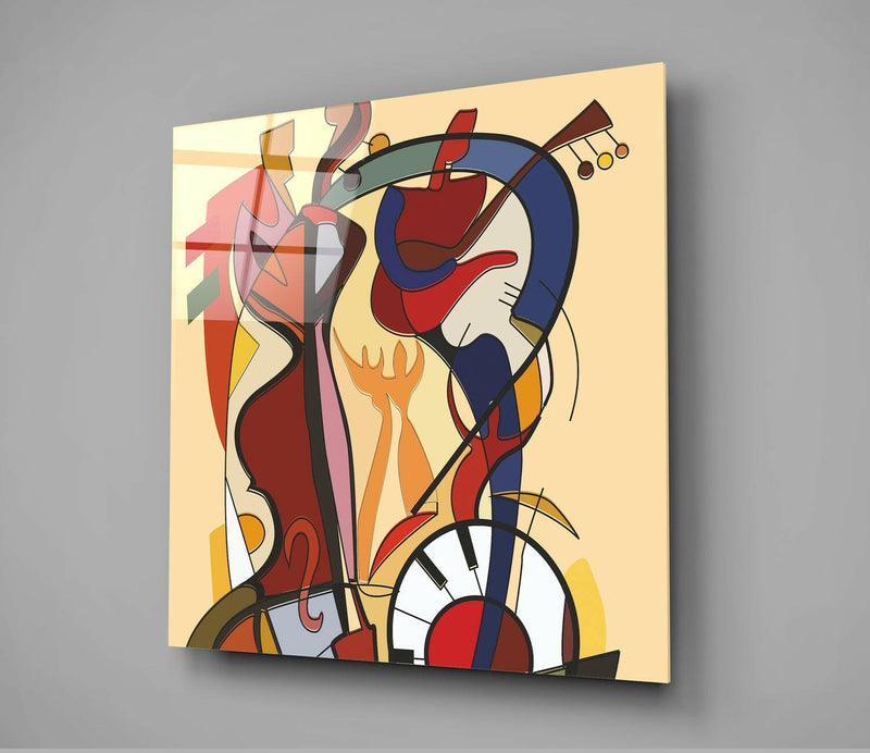 Alfred Gockel Wild Party Glass Wall Art