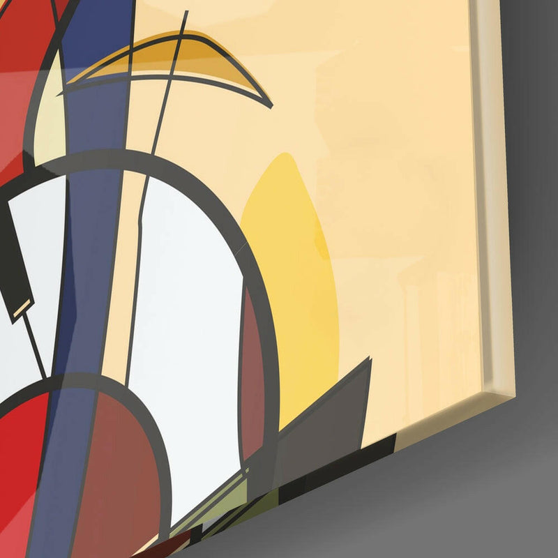 Alfred Gockel Wild Party Glass Wall Art