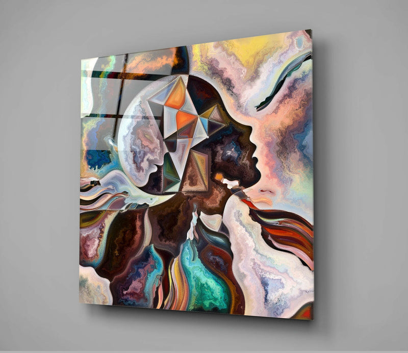 Meditation Glass Wall Art