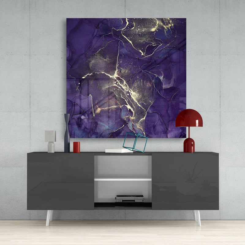 Abstract Glass Wall Art