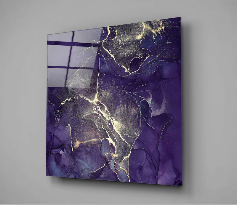 Abstract Glass Wall Art