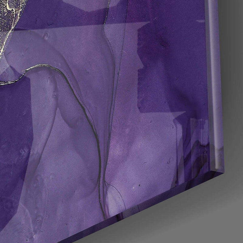 Abstract Glass Wall Art