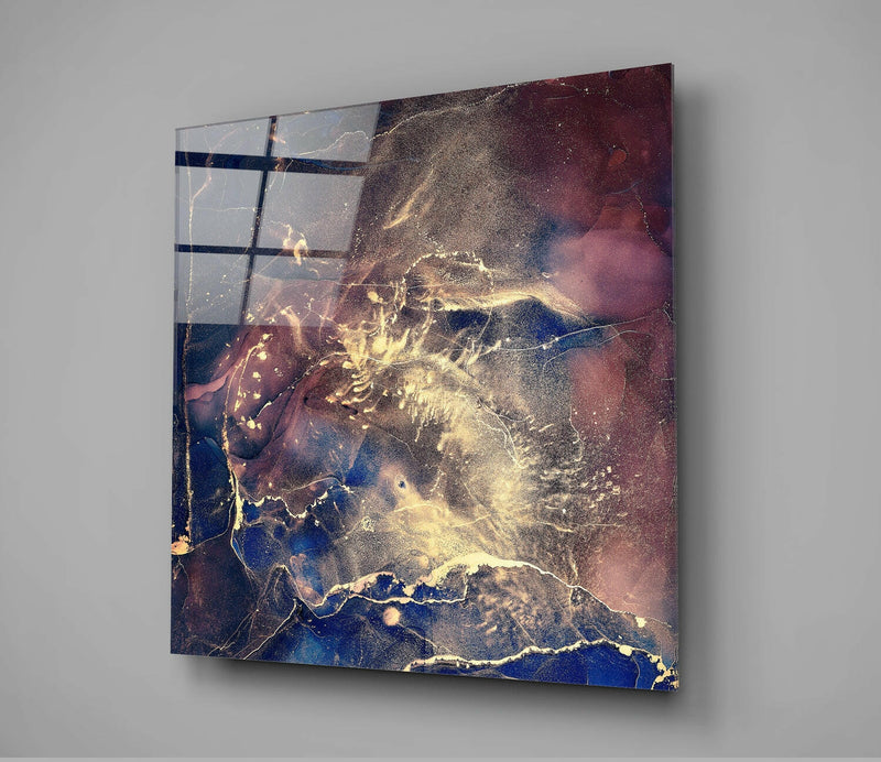 Abstract Glass Wall Art