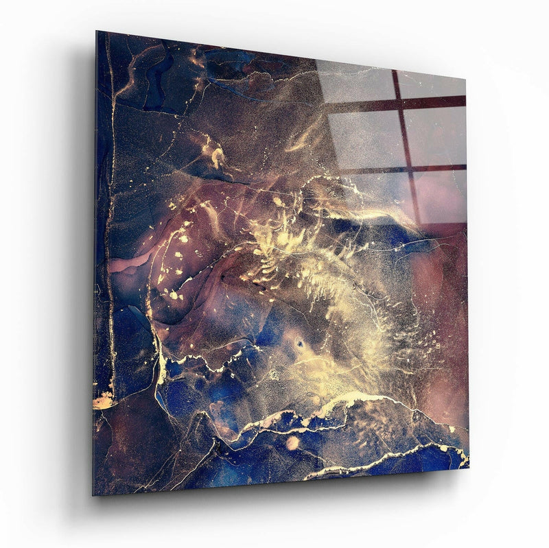 Abstract Glass Wall Art