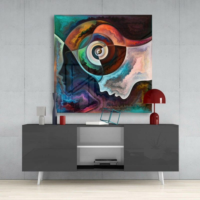 Meditation Glass Wall Art