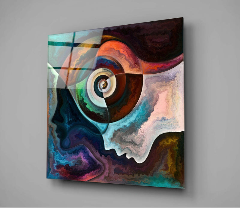 Meditation Glass Wall Art