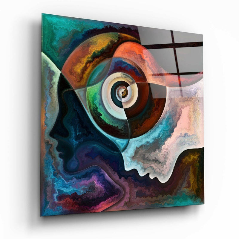 Meditation Glass Wall Art
