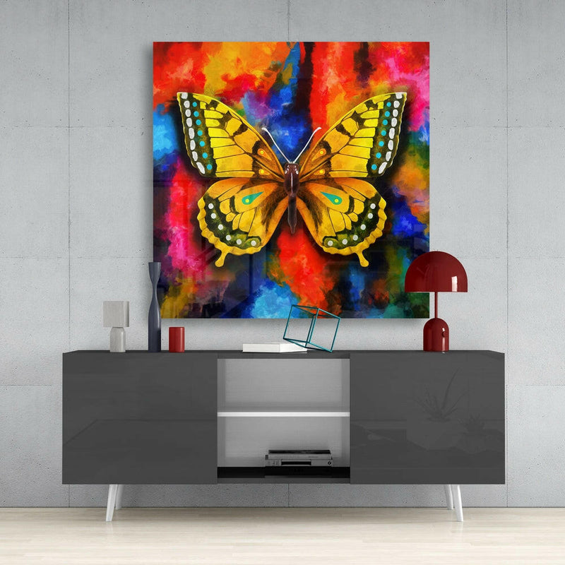 Butterfly Glass Wall Art