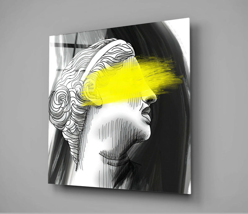 Uncertain Direction Glass Wall Art