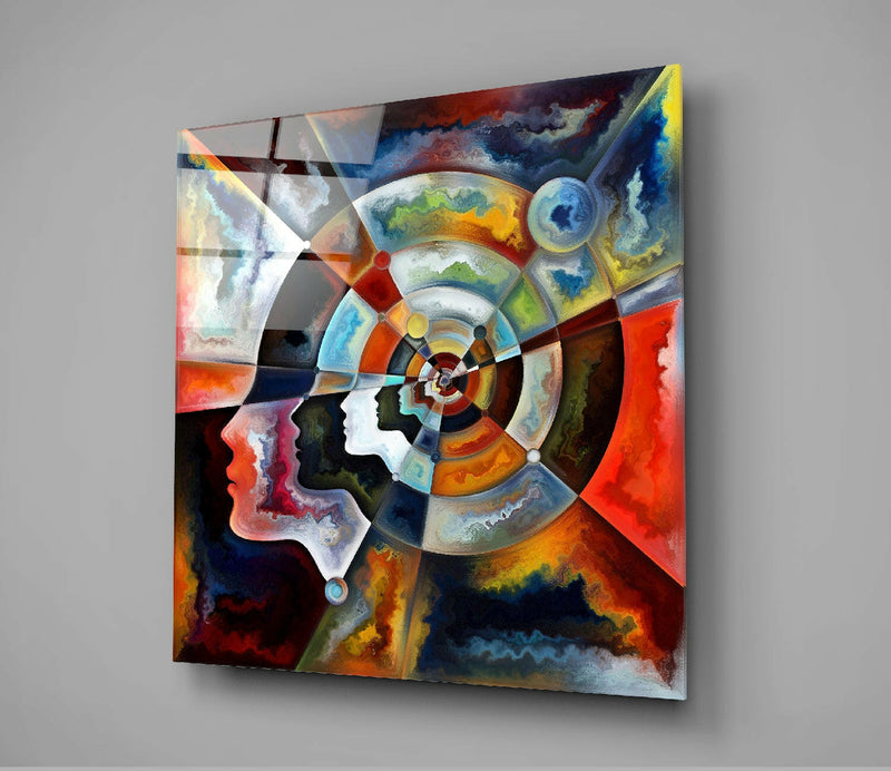 Meditation Glass Wall Art