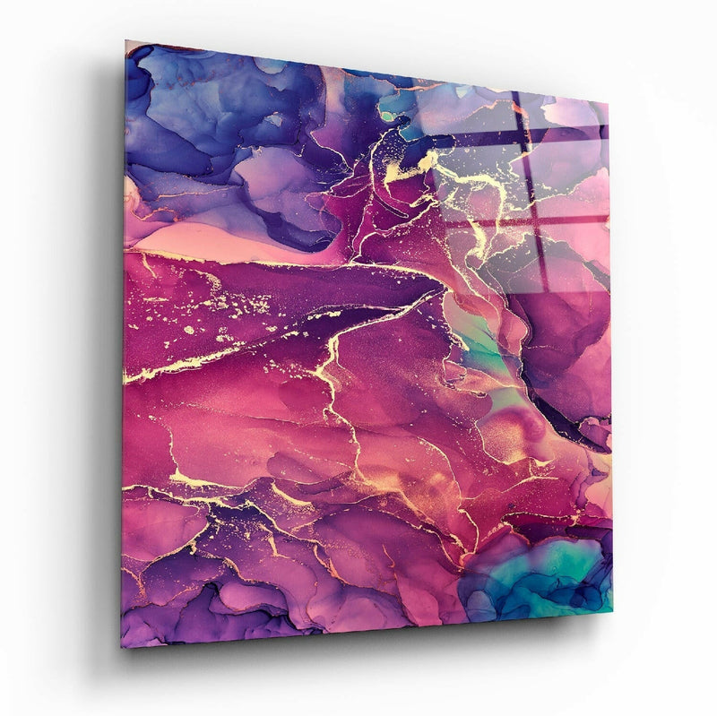 Glory of Pink Glass Wall Art