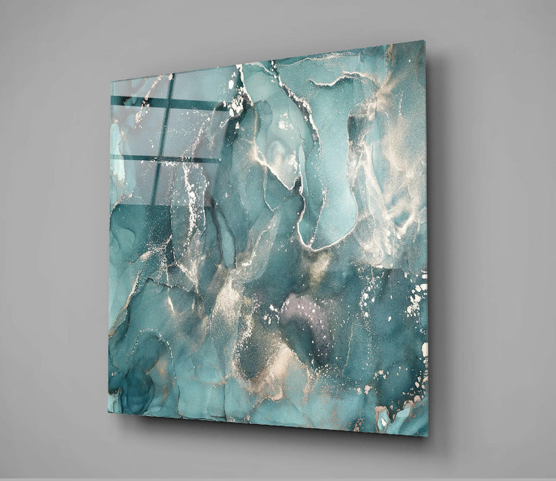 Abstract Glass Wall Art