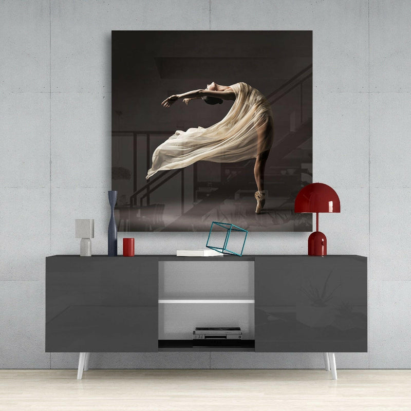 Ballerina Glass Wall Art