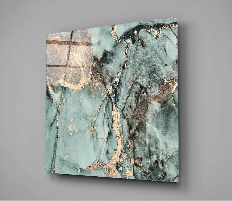 Colored Marble Glass Wall Art