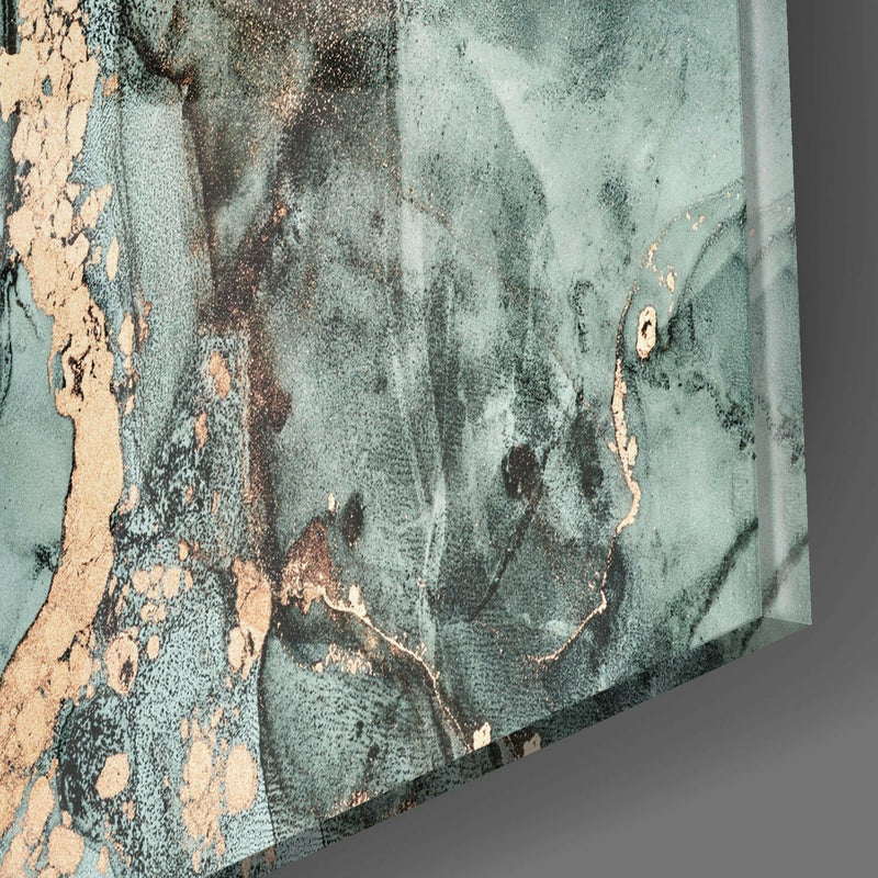 Colored Marble Glass Wall Art