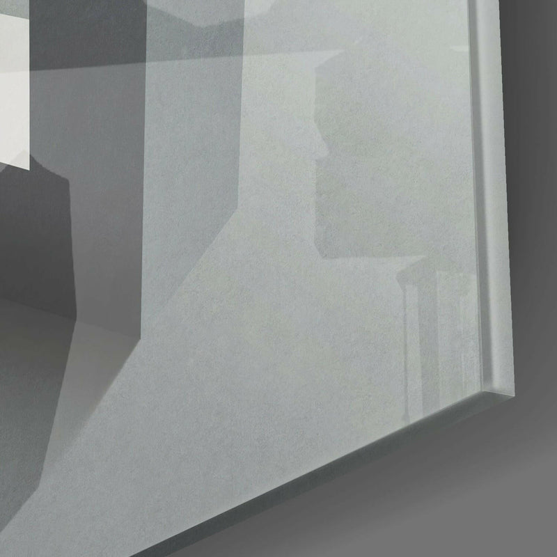 Dead End Glass Wall Art