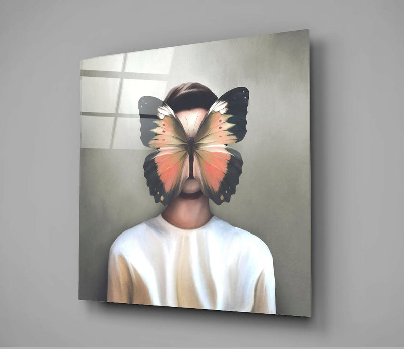 Butterfly Dreams Glass Wall Art