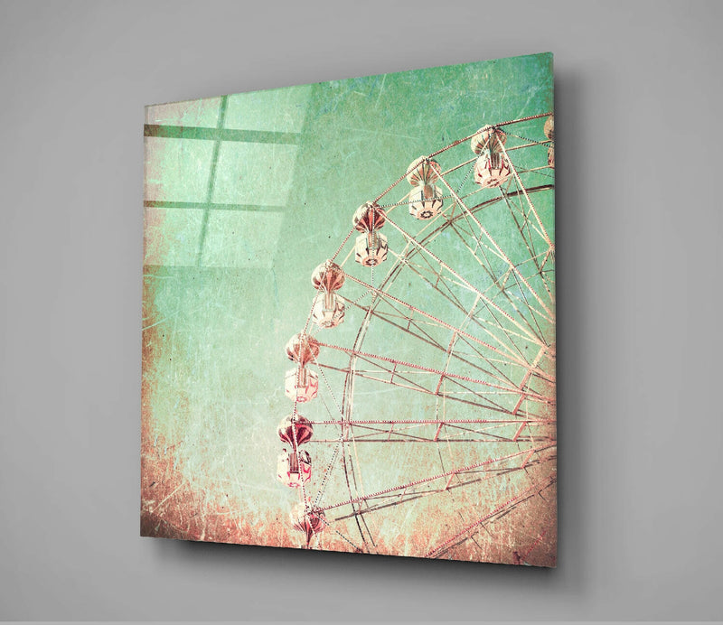 Ferris Wheel Glass Wall Art