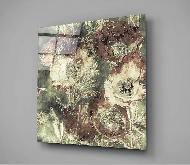 Abstract Glass Wall Art