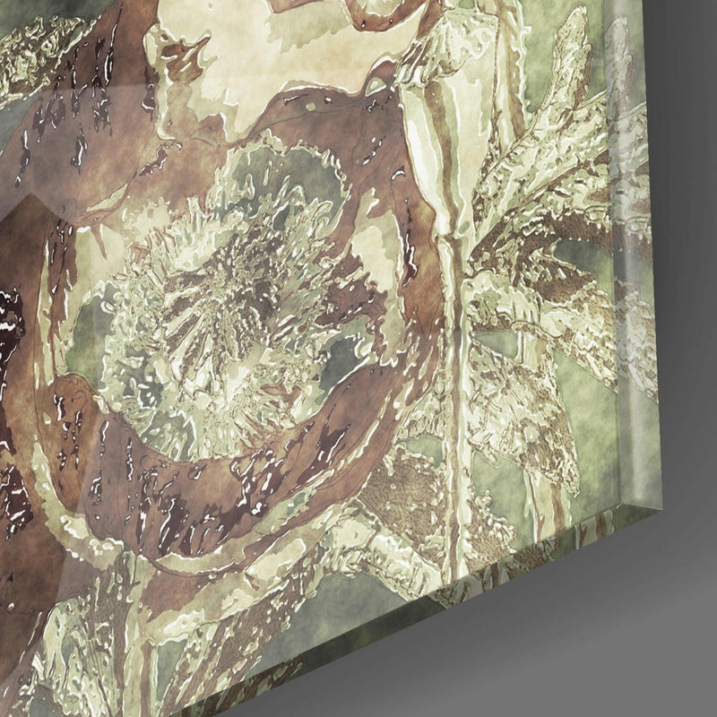 Abstract Glass Wall Art